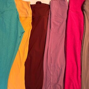 Fun color legging bundle!